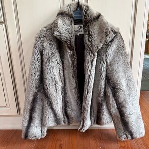Faux fur jacket